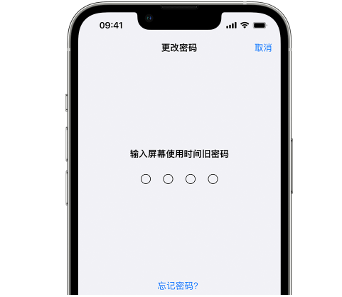 乌伊岭iPhone屏幕维修分享iPhone屏幕使用时间密码忘记了怎么办 