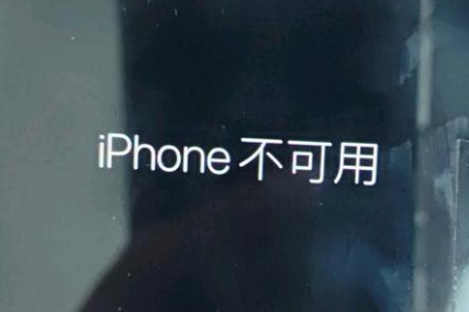 乌伊岭苹果服务网点分享锁屏界面显示“iPhone 不可用”如何解决 