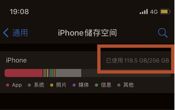 乌伊岭苹果13维修分享iPhone13如何查看剩余内存 