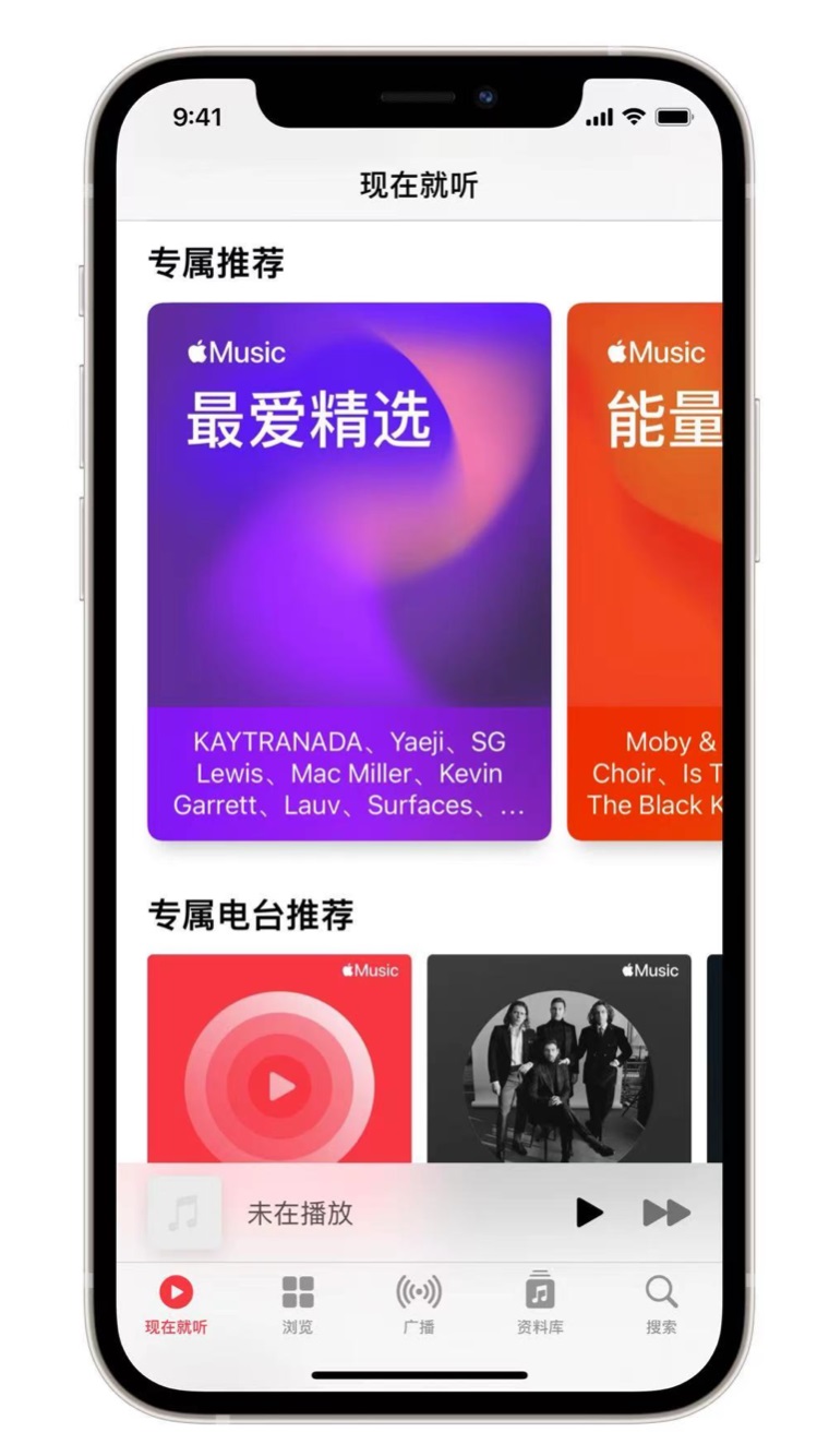 乌伊岭苹果手机维修分享iOS 14.5 Apple Music 新功能 